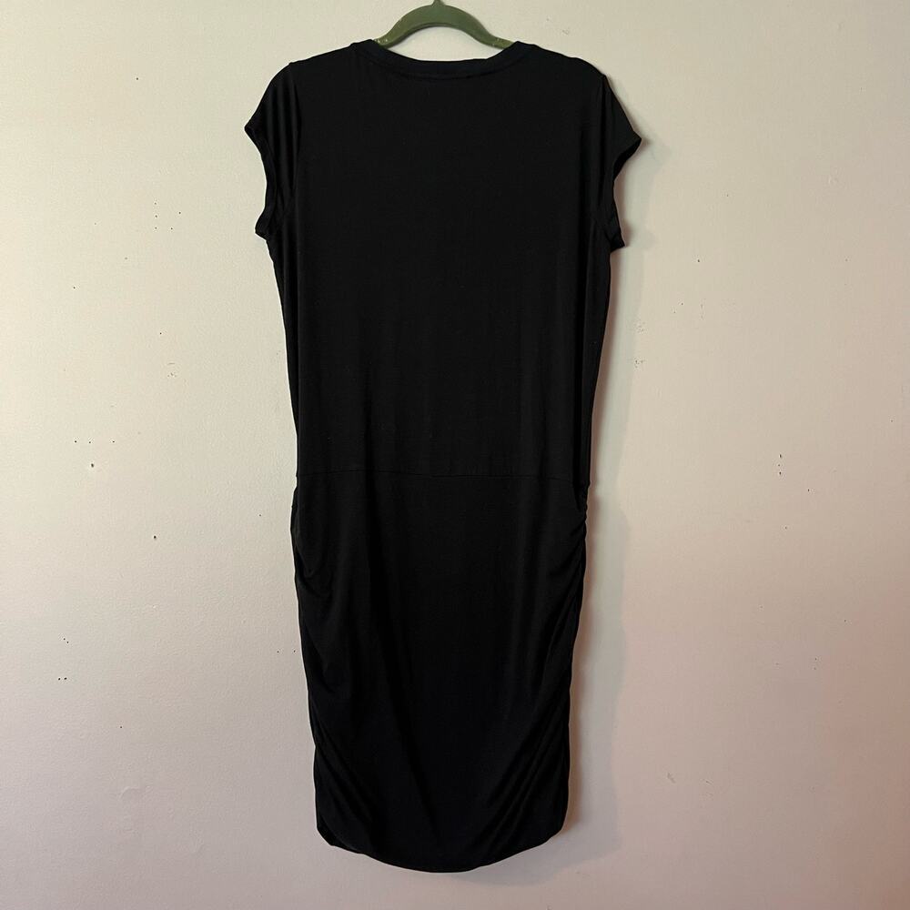 Athleta Activewear Dress Size Large Petite Ruching Flattering Stretch Comfort